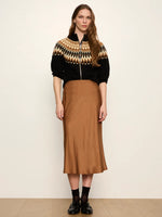 Load image into Gallery viewer, Cocoa Powder Everyday Midi Skirt
