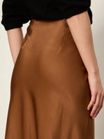 Load image into Gallery viewer, Cocoa Powder Everyday Midi Skirt
