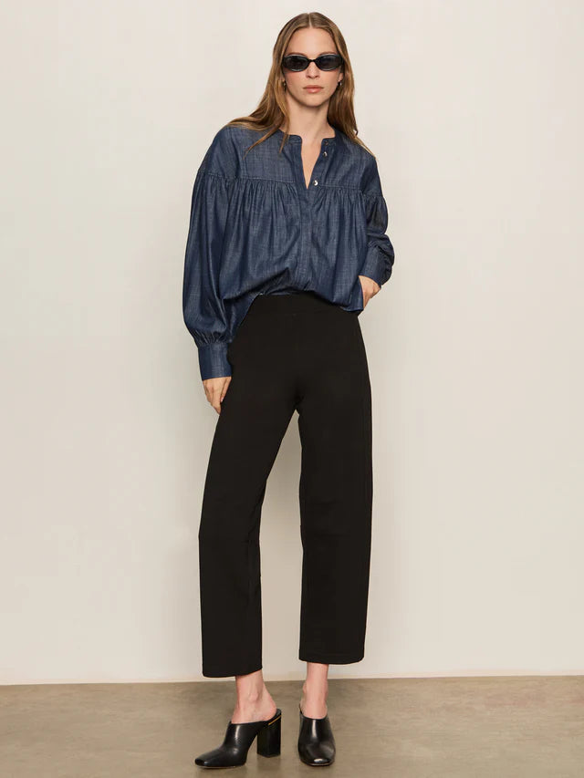Ponte Black Barrel Trouser