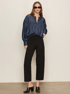 Ponte Black Barrel Trouser