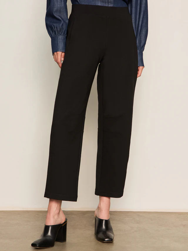 Ponte Black Barrel Trouser