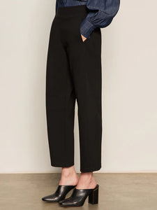 Ponte Black Barrel Trouser