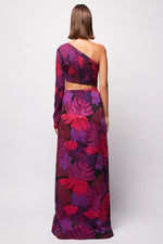 Load image into Gallery viewer, Plantasia One Sleeve Maxi Dress
