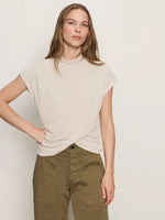 Load image into Gallery viewer, Draped Sleeveless Mock Neck
