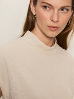 Load image into Gallery viewer, Draped Sleeveless Mock Neck
