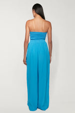 Load image into Gallery viewer, Deep Blue Wide Leg Pant
