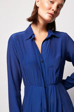 Load image into Gallery viewer, Cobalt Long Sleeve Dress
