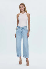 Load image into Gallery viewer, Kacey Mid Rise Cuffed Straight
