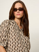 Load image into Gallery viewer, Inkblot Eden Button Blouse
