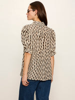 Load image into Gallery viewer, Inkblot Eden Button Blouse
