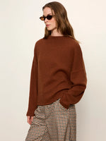 Load image into Gallery viewer, Ribbed Dolman Sweatshirt
