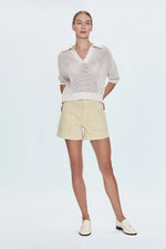 Load image into Gallery viewer, Emma Open Wide Knit Polo
