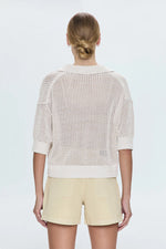 Load image into Gallery viewer, Emma Open Wide Knit Polo

