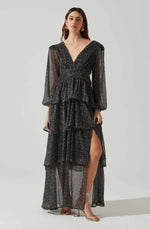Load image into Gallery viewer, Black Multi Anora Dress
