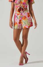 Load image into Gallery viewer, Multi Floral Amiah Shorts
