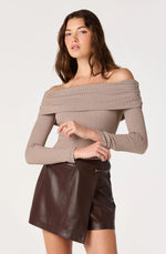 Load image into Gallery viewer, Oaklee Brown Skort
