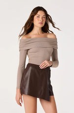 Load image into Gallery viewer, Oaklee Brown Skort
