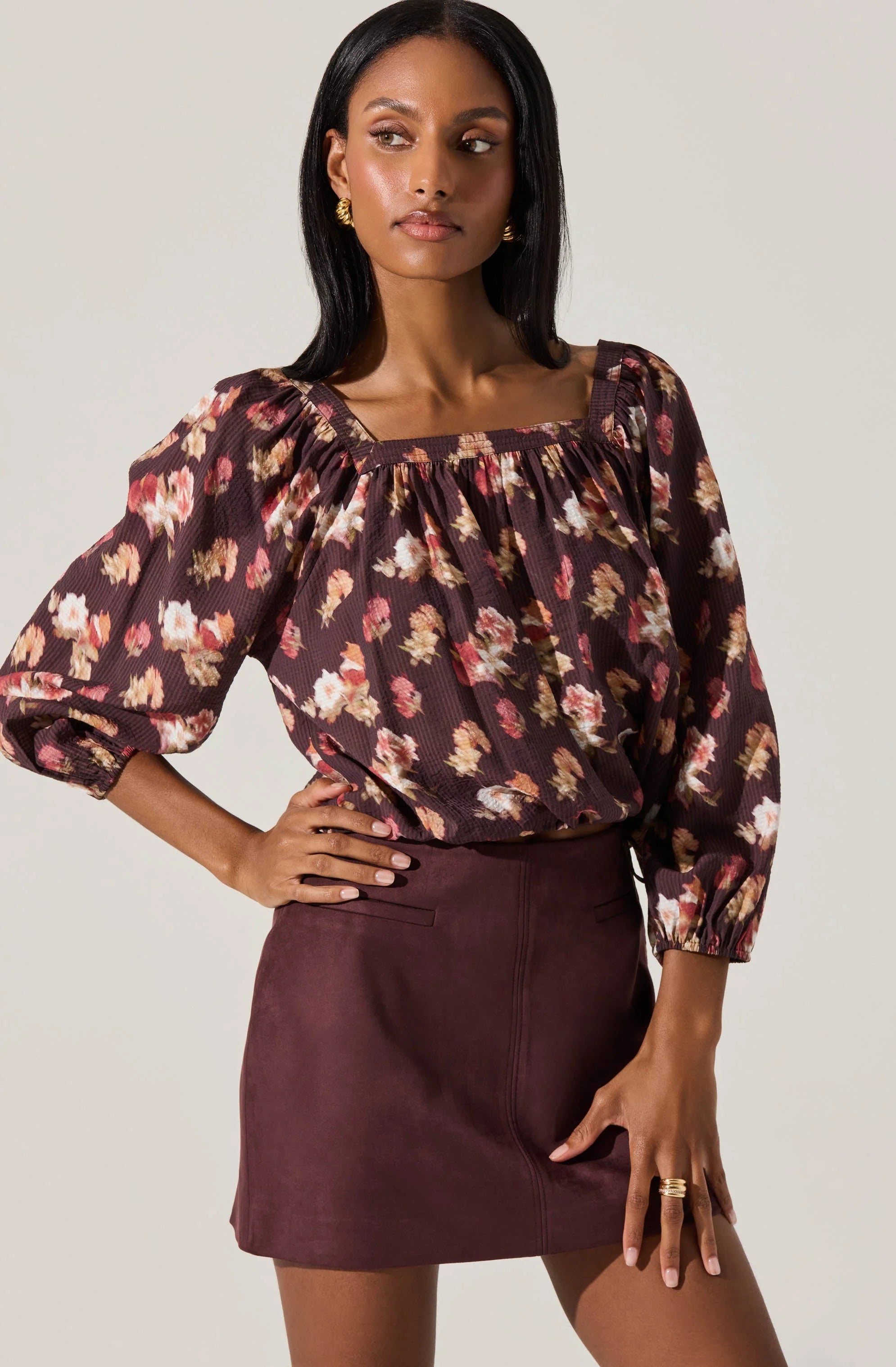 Plum Laudine Skirt