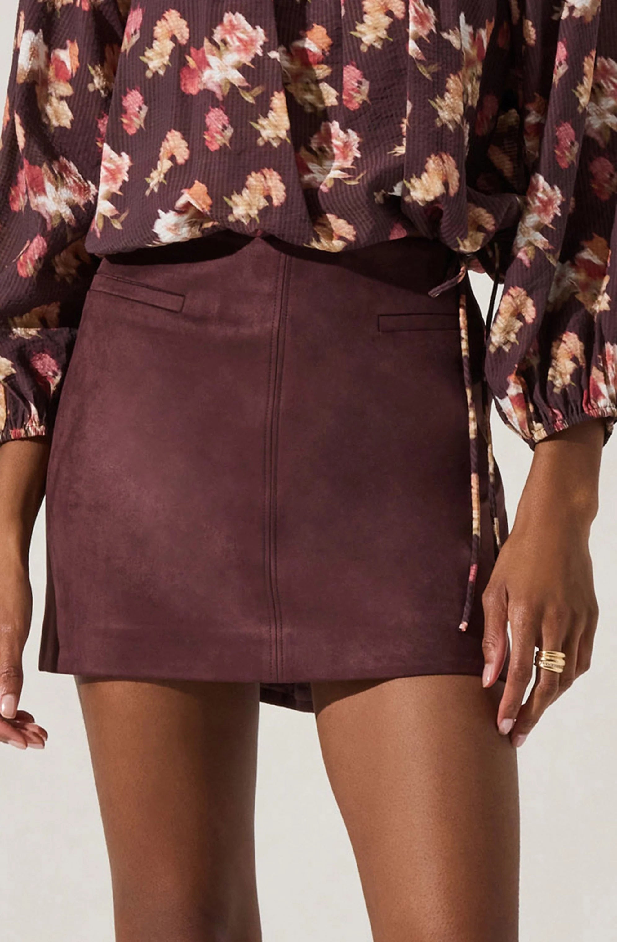 Plum Laudine Skirt