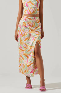 Loretta Abstract Print Skirt