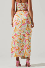 Load image into Gallery viewer, Loretta Abstract Print Skirt

