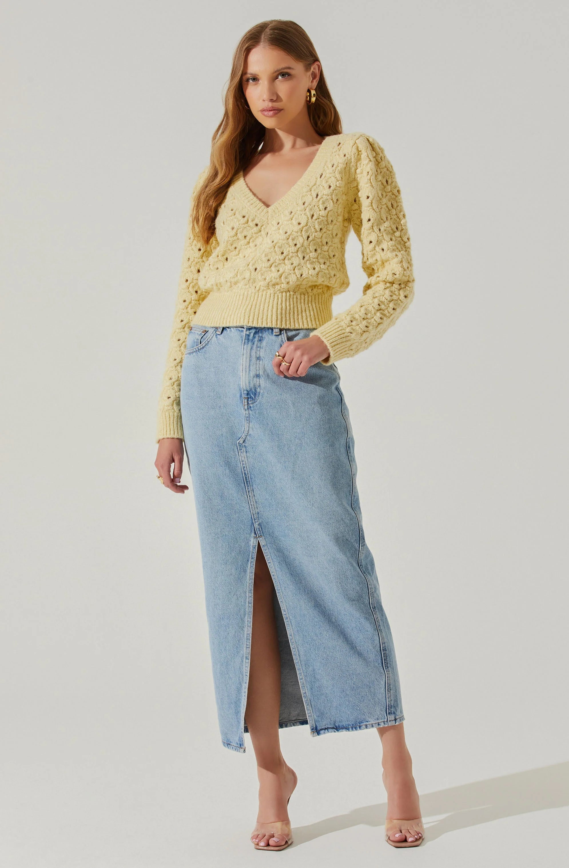 Bianca Yellow Sweater