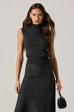 Load image into Gallery viewer, Deora Charcoal Sweater
