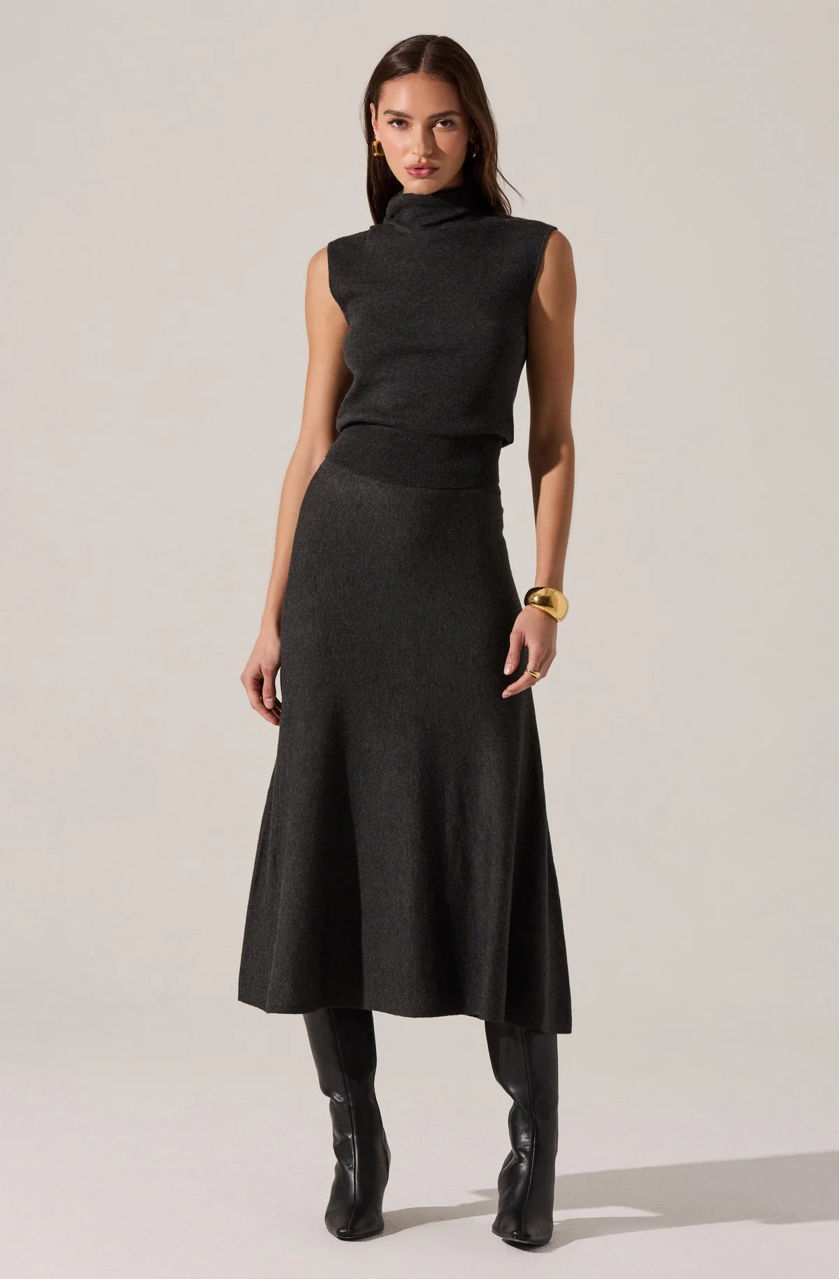 Deora Charcoal Sweater
