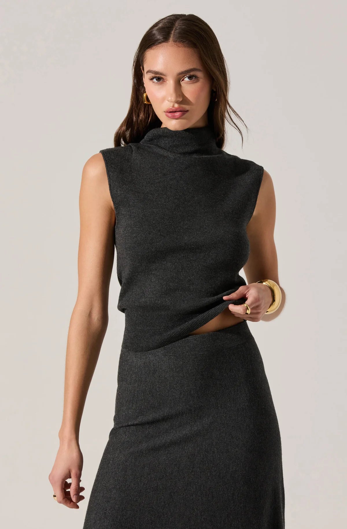 Deora Charcoal Sweater