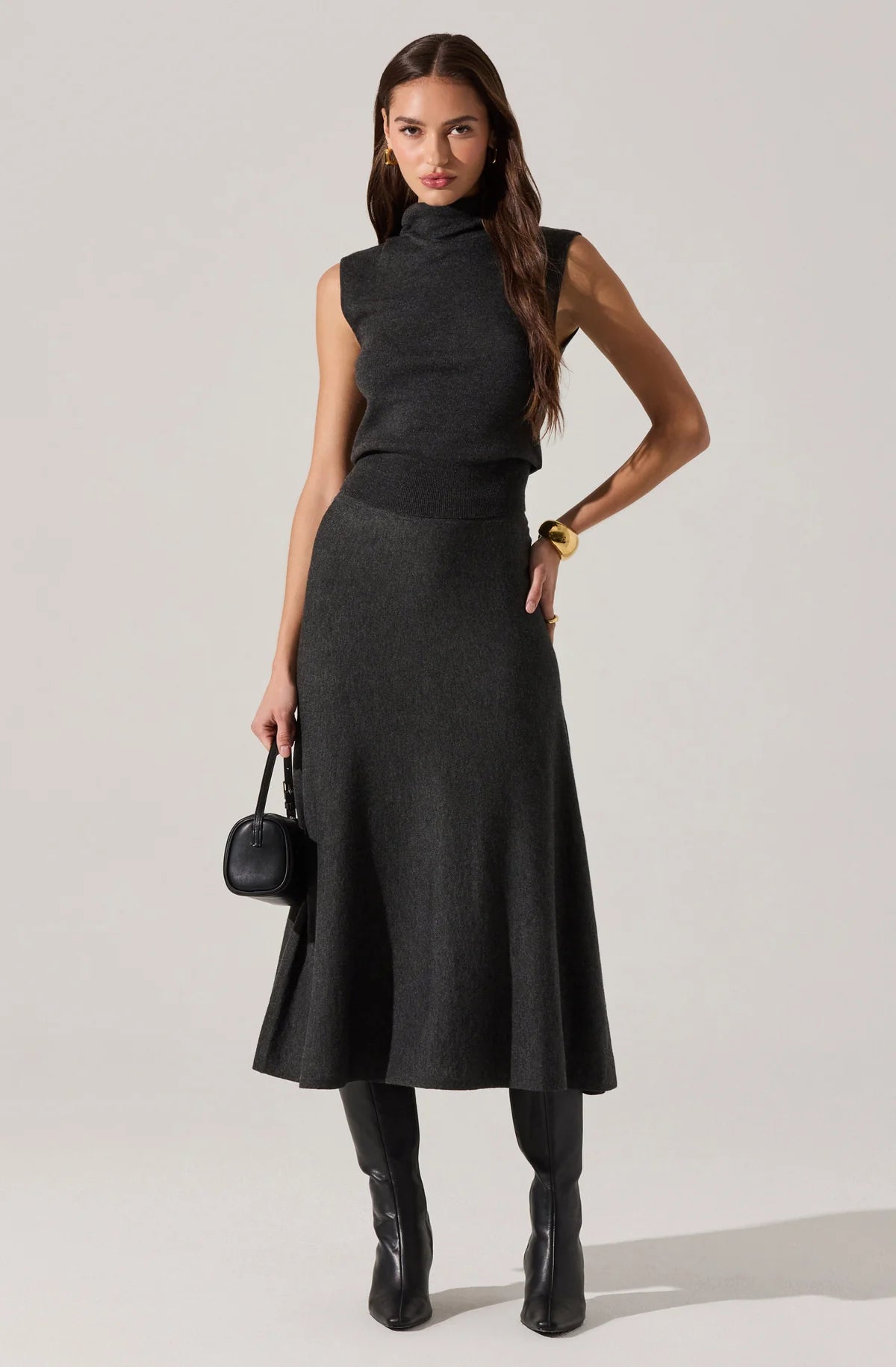 Deora Charcoal Sweater