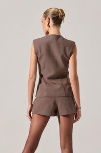 Gisselle Plaid Vest