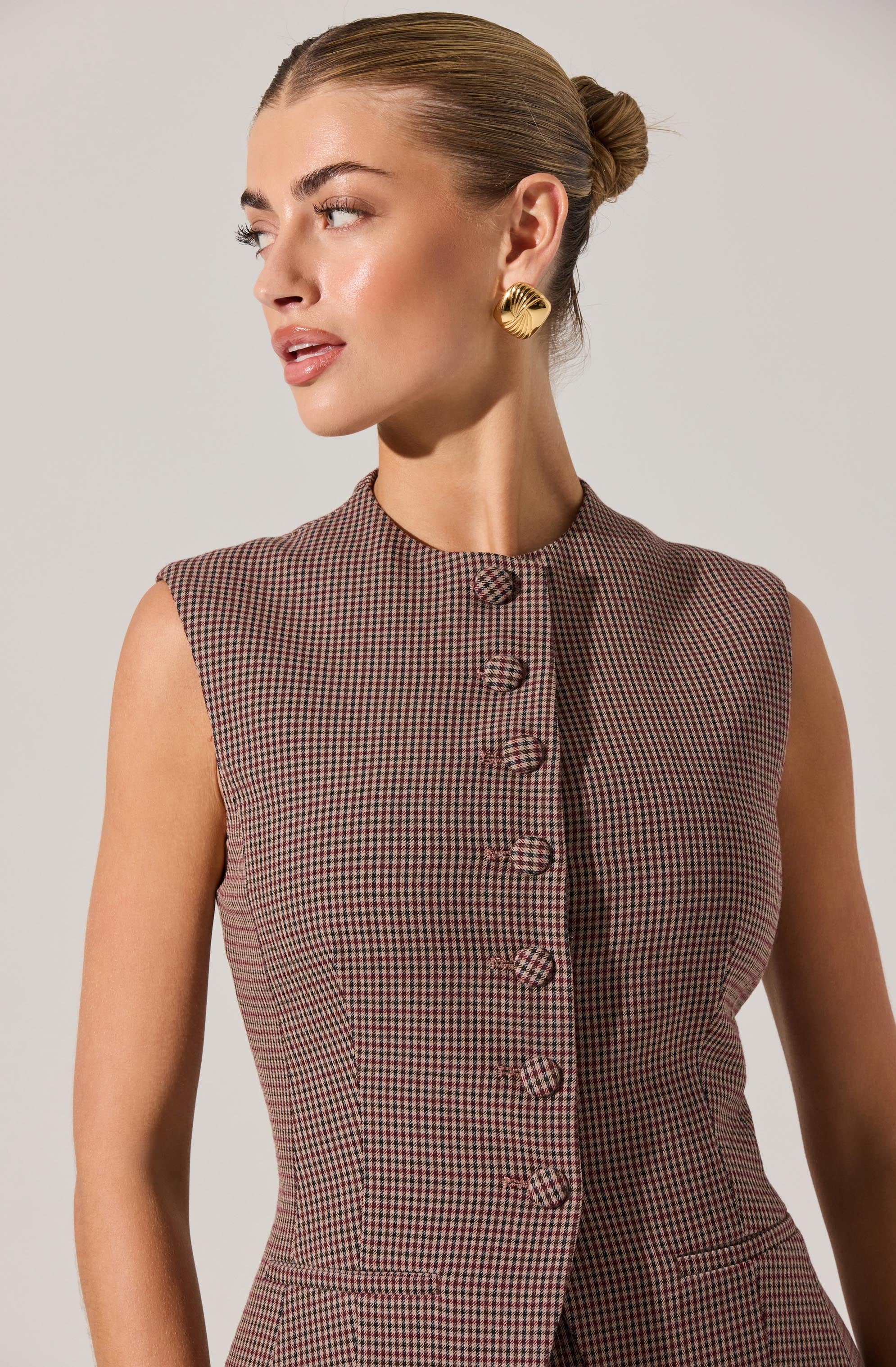 Gisselle Plaid Vest