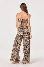 Load image into Gallery viewer, Brown Tropical Eva Top
