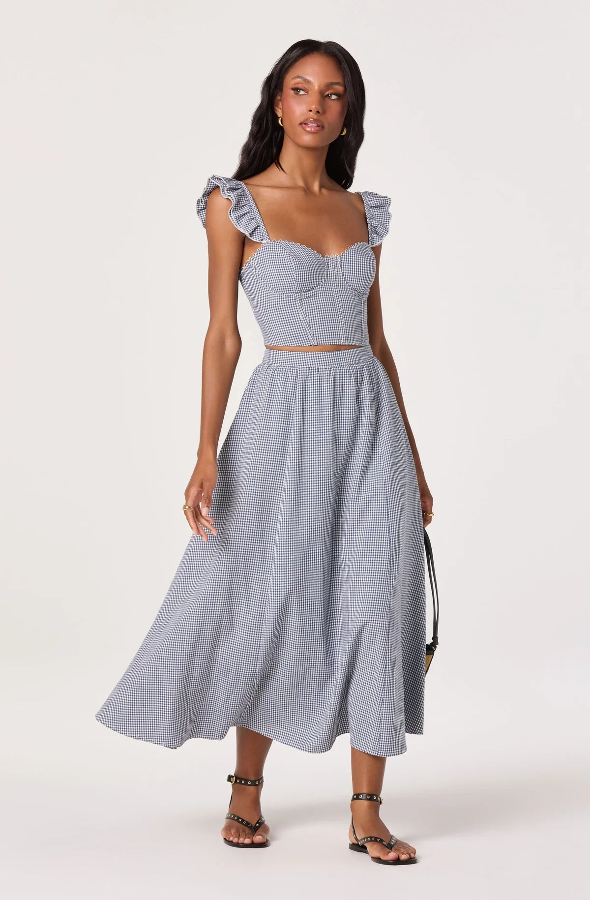 Gingham Wedelia Top – Sapphire Boutique