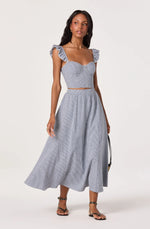 Load image into Gallery viewer, Gingham Wedelia Top
