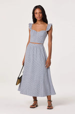 Load image into Gallery viewer, Gingham Wedelia Top
