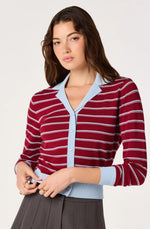 Load image into Gallery viewer, Flavia Scarlet Blue Cardigan
