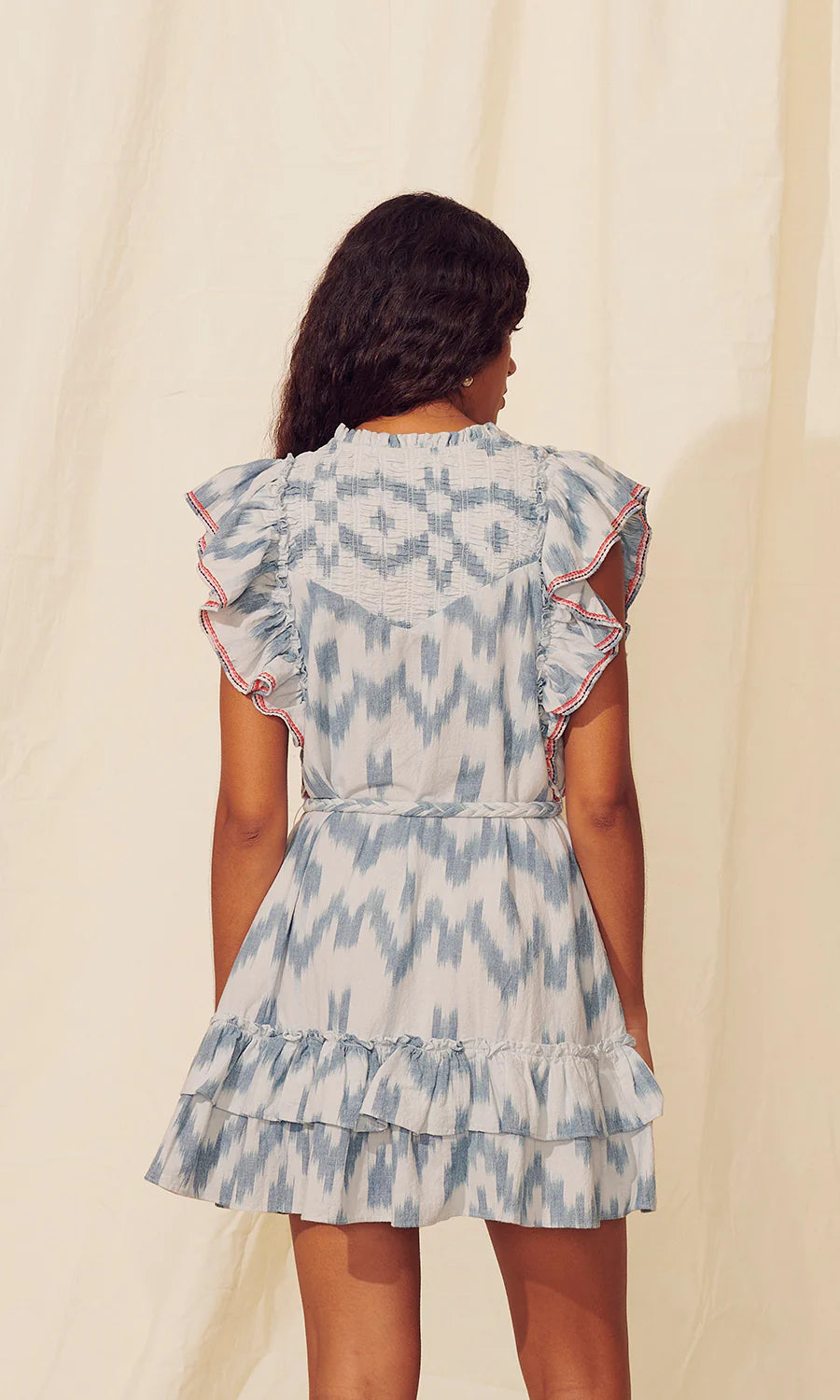 Adia Ikat Mini Dress