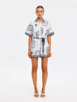 Load image into Gallery viewer, Alessia Navy Playsuit

