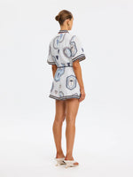 Load image into Gallery viewer, Alessia Navy Playsuit
