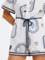 Load image into Gallery viewer, Alessia Navy Playsuit
