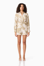 Load image into Gallery viewer, Wisteria Beige Romper
