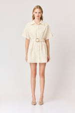 Load image into Gallery viewer, Giselle Embroidered Mini Dress
