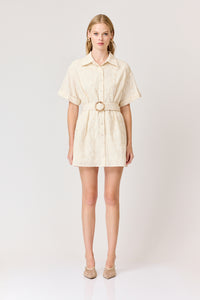 Giselle Embroidered Mini Dress