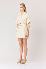 Load image into Gallery viewer, Giselle Embroidered Mini Dress

