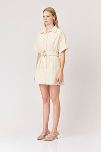 Giselle Embroidered Mini Dress