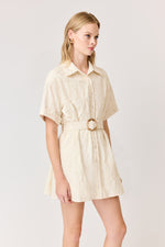 Load image into Gallery viewer, Giselle Embroidered Mini Dress
