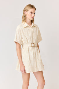 Giselle Embroidered Mini Dress
