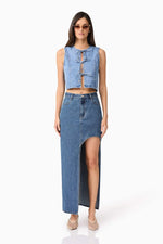 Load image into Gallery viewer, Adalynn Denim Vest
