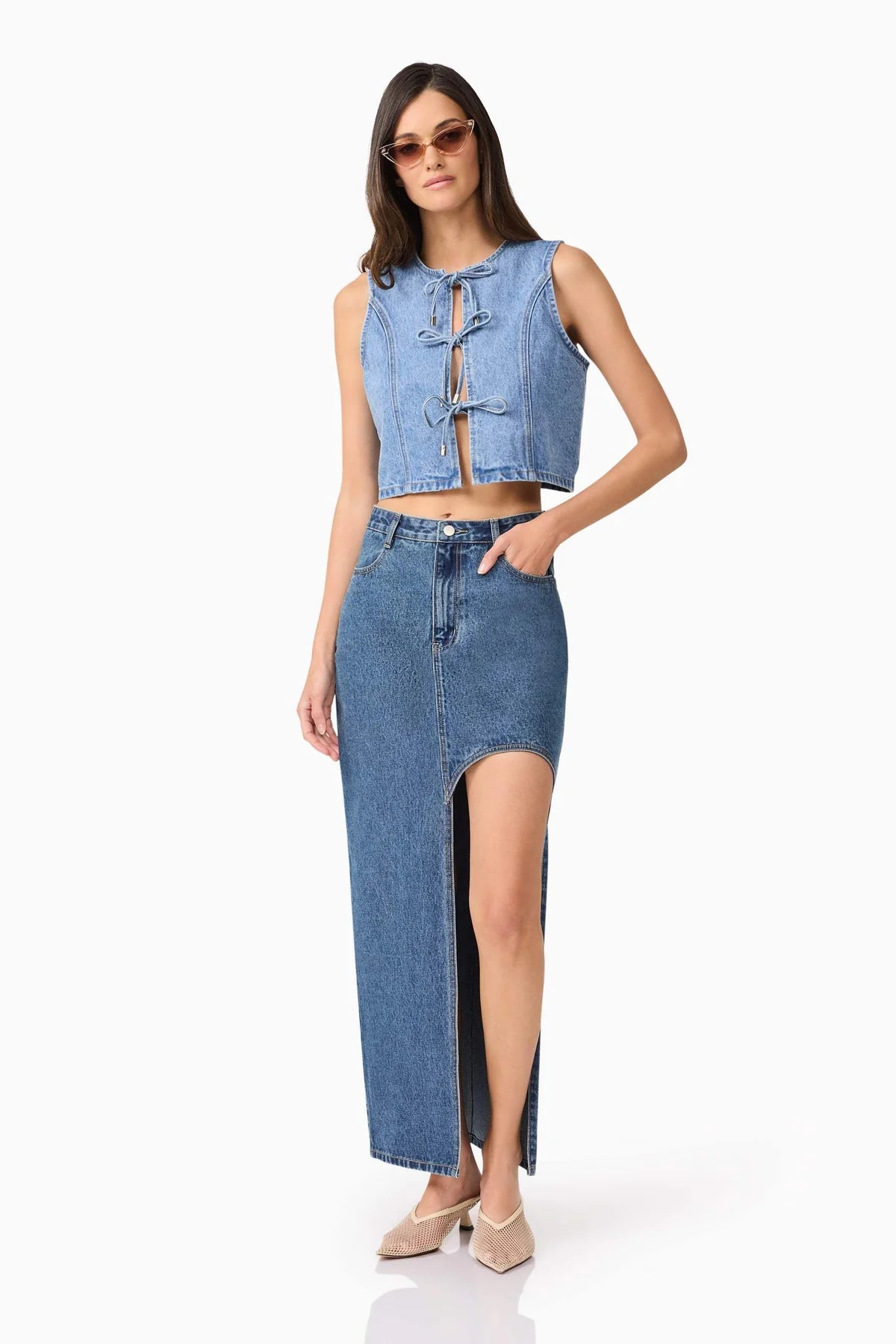 Adalynn Denim Vest